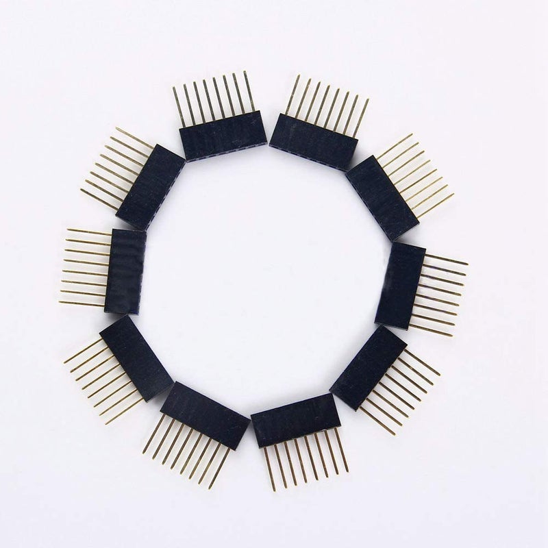 Comidox 2.54mm Pitch 8 Pin Single Row Straight Female Header Socket Connector for Arduino Shield 50Pcs - Image 5